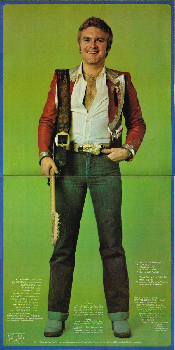 Billy Thorpe : Million Dollar Bill (LP, Album)