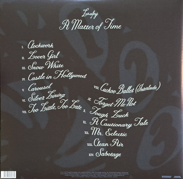Laufey (2) : A Matter Of Time (LP, Album, Rou + 7", S/Sided + Aut)