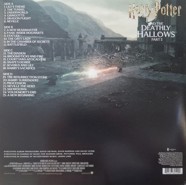 Alexandre Desplat : Harry Potter And The Deathly Hallows Part 2 (Original Motion Picture Soundtrack) (2xLP, Album, RE, Cle)