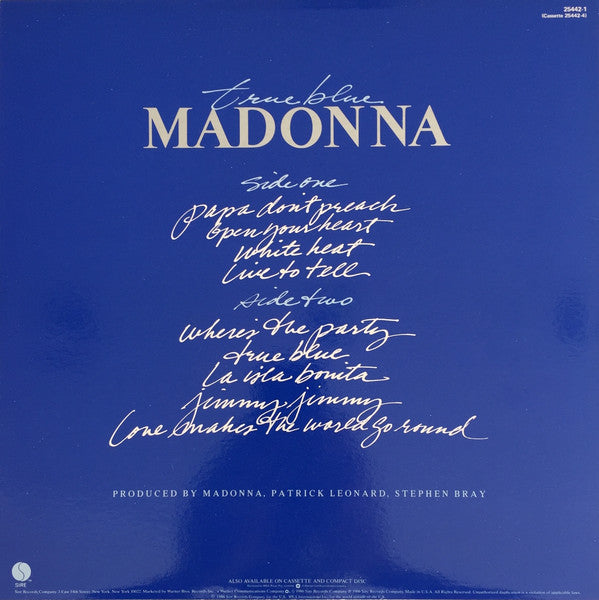 Madonna : True Blue (LP, Album)