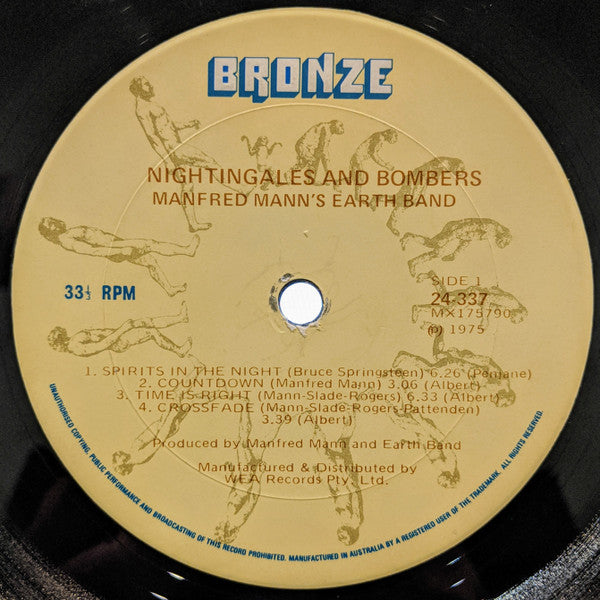 Manfred Mann's Earth Band : Nightingales & Bombers (LP, Album)