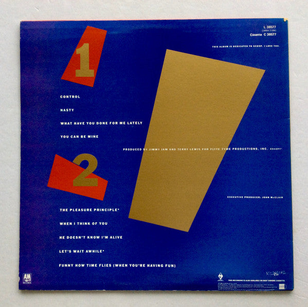 Janet Jackson : Control (LP, Album)
