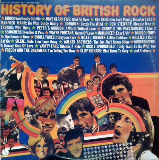 Various : History Of British Rock (2xLP, Comp)