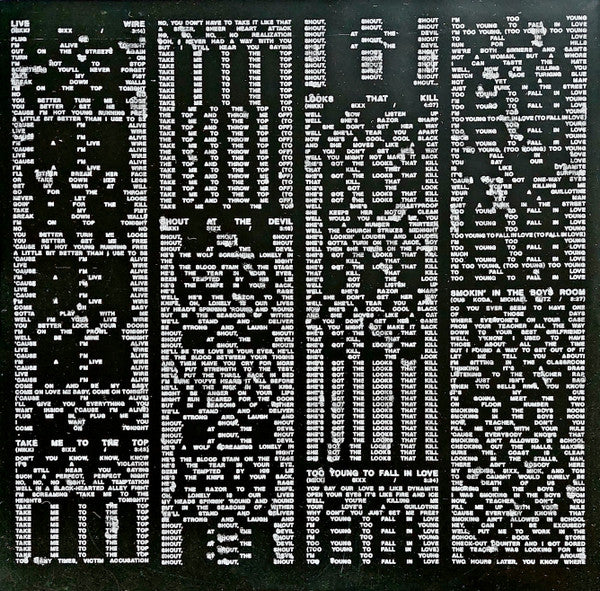 Mötley Crüe : From The Beginning (2xLP, Comp, Ltd, Cle)