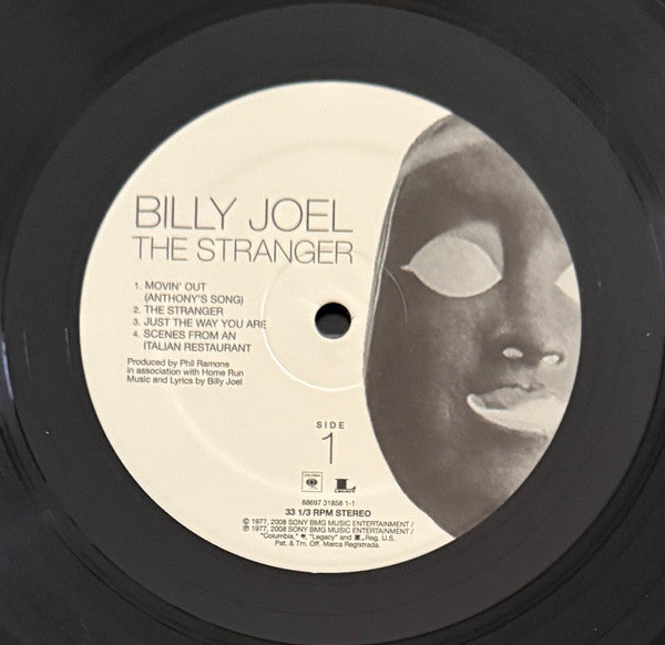 Billy Joel : The Stranger (LP, Album, RE)