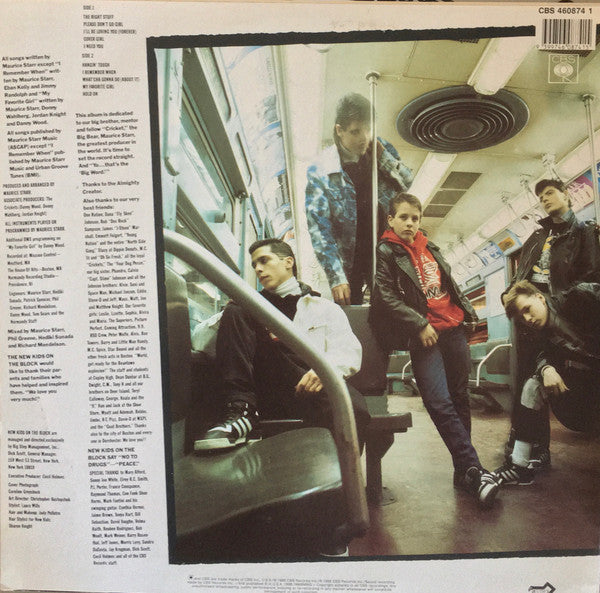New Kids On The Block : Hangin' Tough (LP, Album)