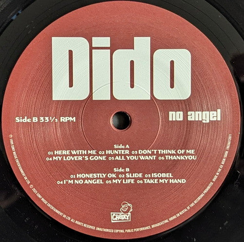 Dido : No Angel (LP, Album, RE)