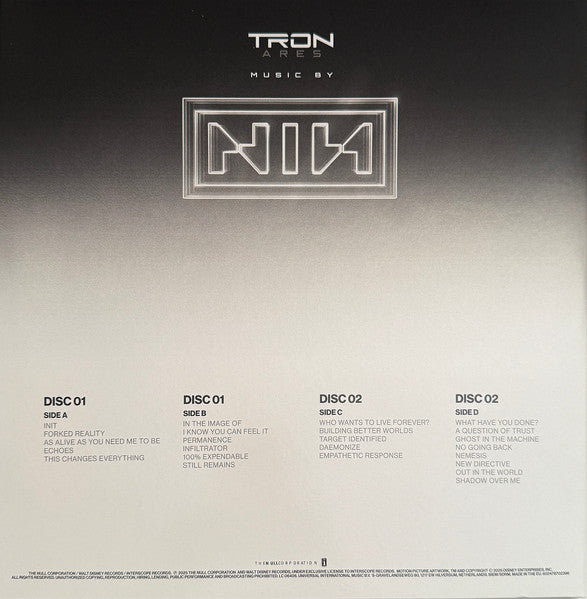 Nine Inch Nails : Tron: Ares (Original Motion Picture Soundtrack) (2xLP, Album, Ltd, Whi)