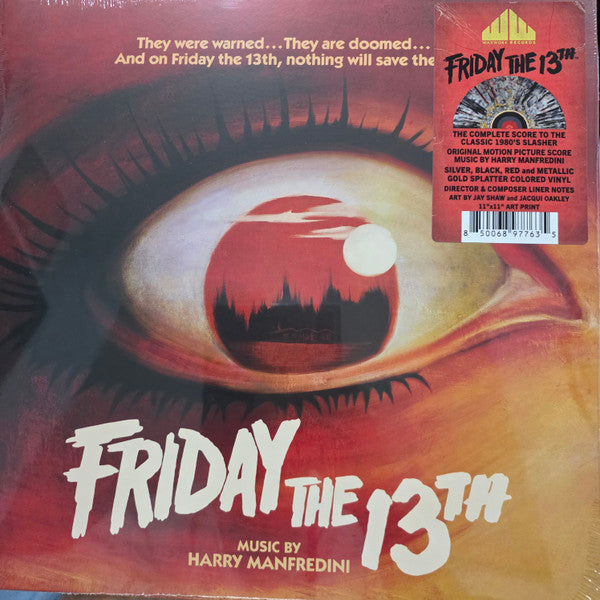 Harry Manfredini : Friday The 13th (Original Motion Picture Score) (LP, Album, RE, RP, Sil)
