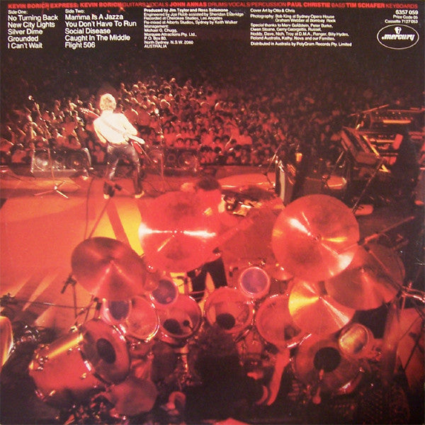Kevin Borich Express : No Turning Back (LP, Album)