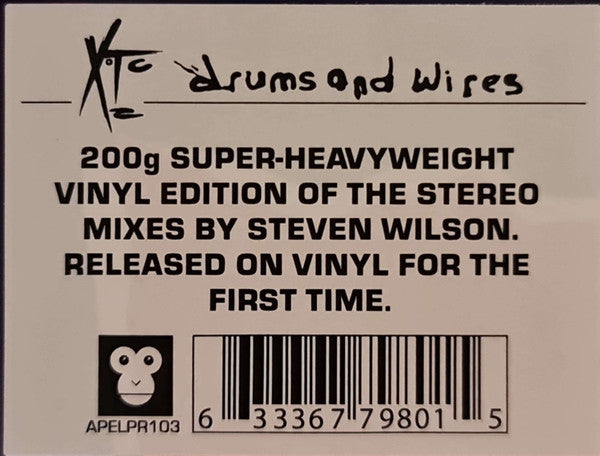 XTC : Drums And Wires (LP, Album, RE, RM, Ste)