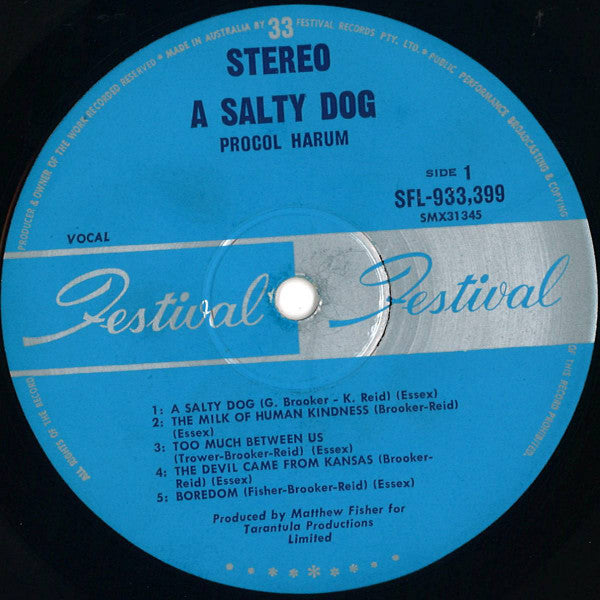 Procol Harum : A Salty Dog (LP, Album)