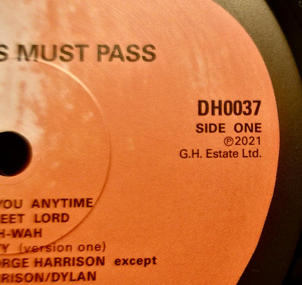 George Harrison : All Things Must Pass (3xLP, Album, RE, 50t + Box)