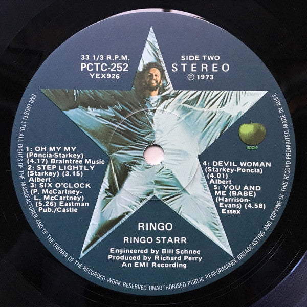 Ringo Starr : Ringo (LP, Album, Gat)