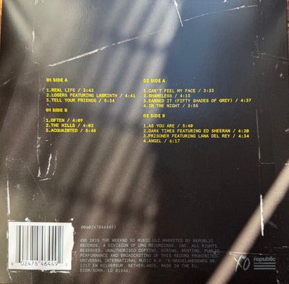 The Weeknd : Beauty Behind The Madness (2xLP, Album, Ltd, RE, Cle)