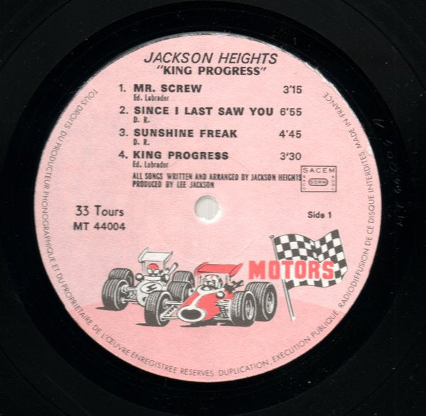 Jackson Heights : King Progress (LP, Album, RE)
