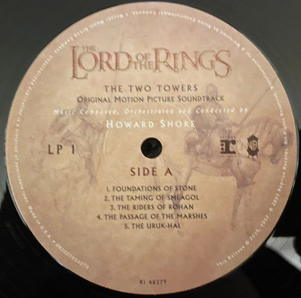 Howard Shore : The Lord Of The Rings: The Two Towers (Original Motion Picture Soundtrack) (2xLP, Album, RE)