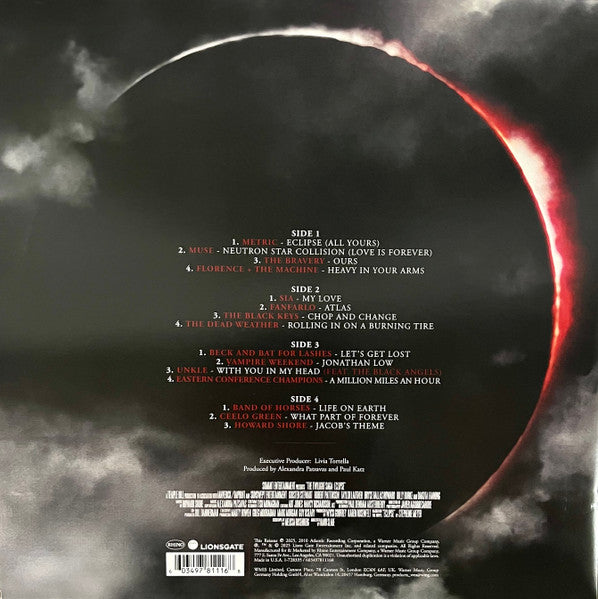 Various : The Twilight Saga: Eclipse (Original Motion Picture Soundtrack) (LP, Mil + LP, Bla + Comp, Dlx, Ltd, RE)