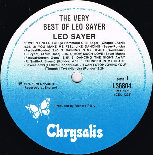 Leo Sayer : The Very Best Of Leo Sayer (LP, Comp)