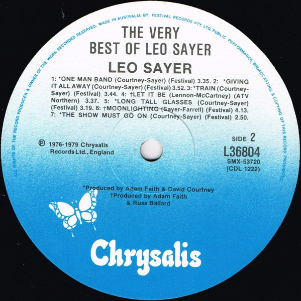 Leo Sayer : The Very Best Of Leo Sayer (LP, Comp)
