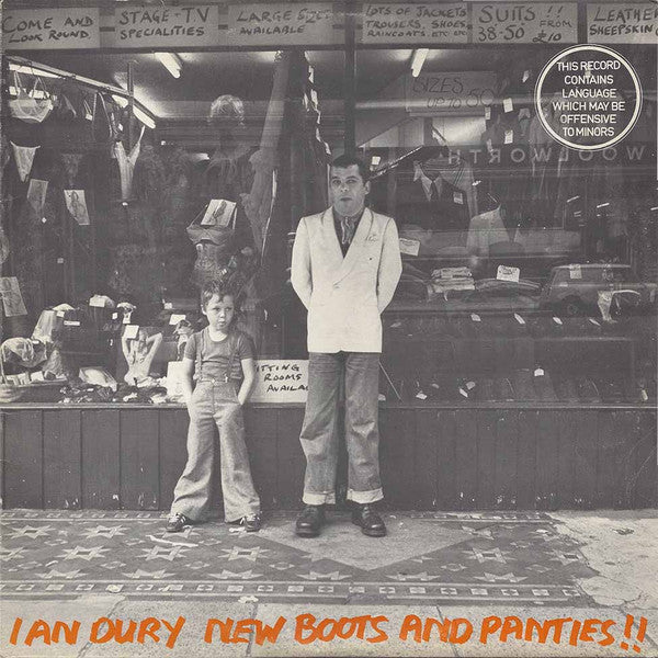 Ian Dury : New Boots And Panties (LP, Album, Ext)