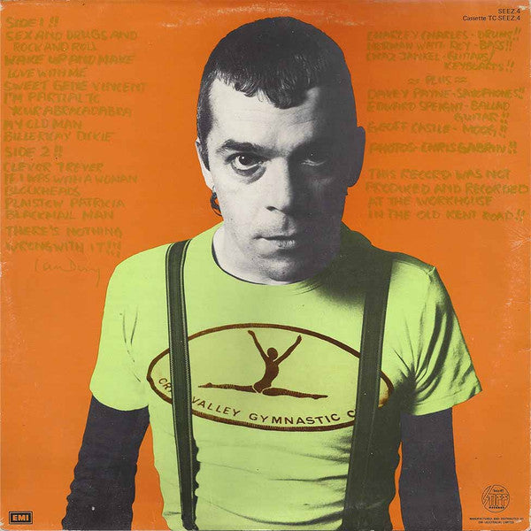Ian Dury : New Boots And Panties (LP, Album, Ext)