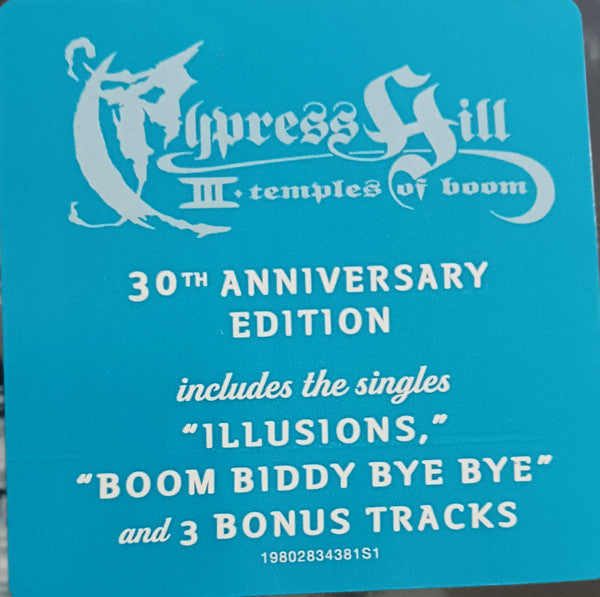 Cypress Hill : III (Temples of Boom) (30th Anniversary Edition) (2xLP, Album, RE)