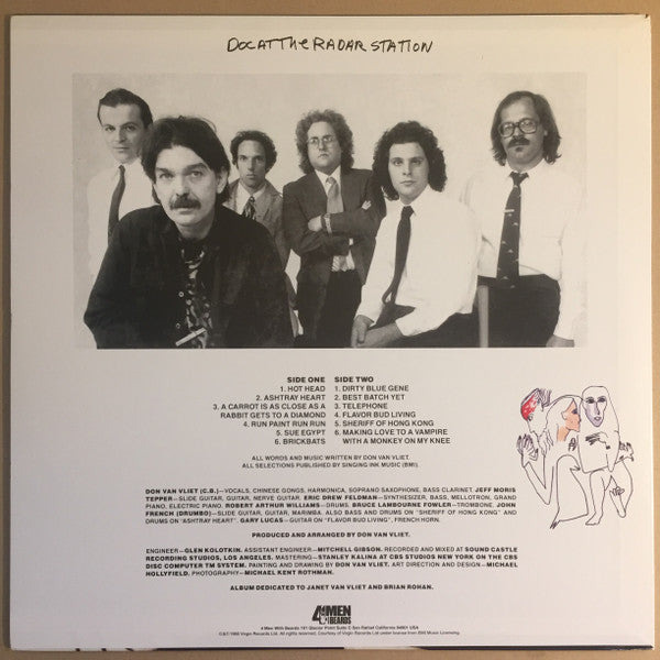 Captain Beefheart And The Magic Band : Doc At The Radar Station (LP, Album, RP, 180)