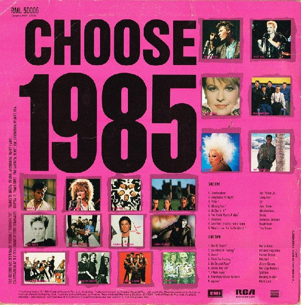 Various : Choose 1985 (LP, Comp, Pin)