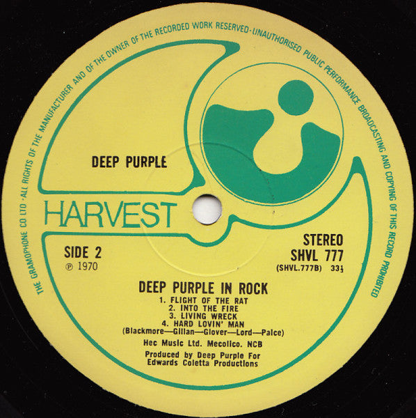 Deep Purple : In Rock (LP, Album)