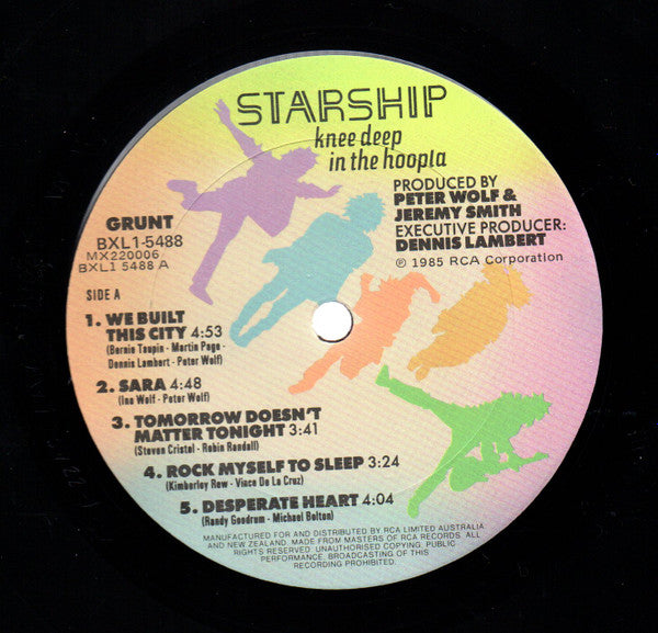 Starship (2) : Knee Deep In The Hoopla (LP, Album)