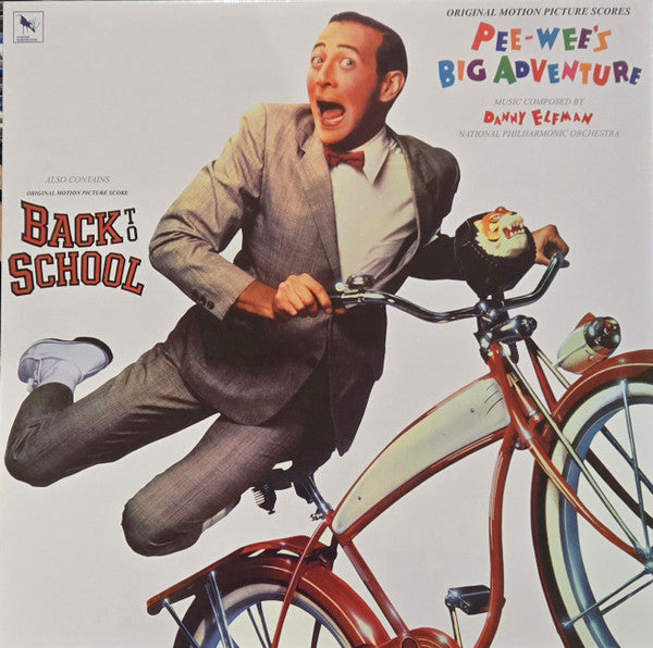 Danny Elfman : Pee-Wee's Big Adventure / Back To School - Original Motion Picture Scores (LP, RE)