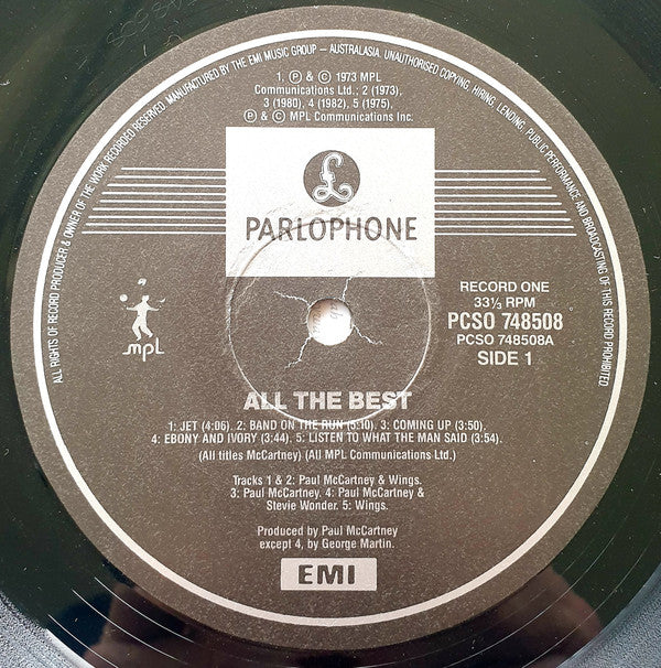 Paul McCartney : All The Best! (2xLP, Comp)