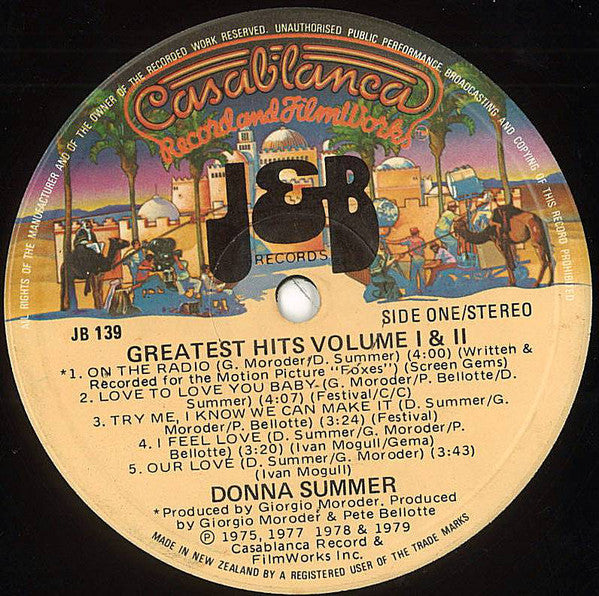 Donna Summer : Greatest Hits Volumes I & II (2xLP, Comp, RE)