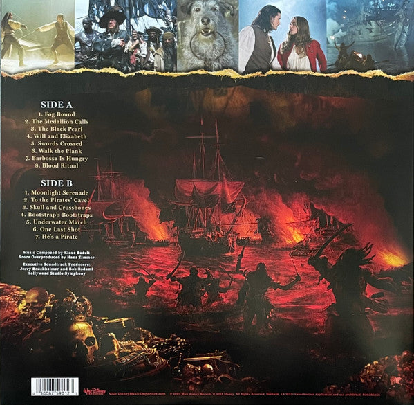 Klaus Badelt : Pirates Of The Caribbean: The Curse Of The Black Pearl (Original Motion Picture Soundtrack) (LP, RE, Tra)