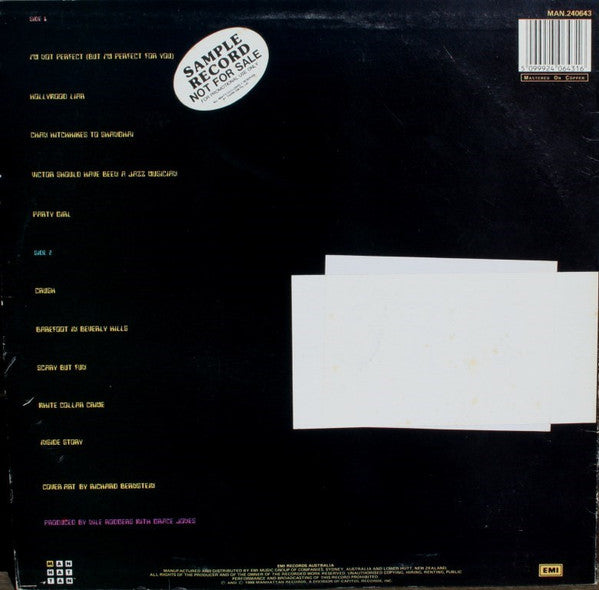 Grace Jones : Inside Story (LP, Album)