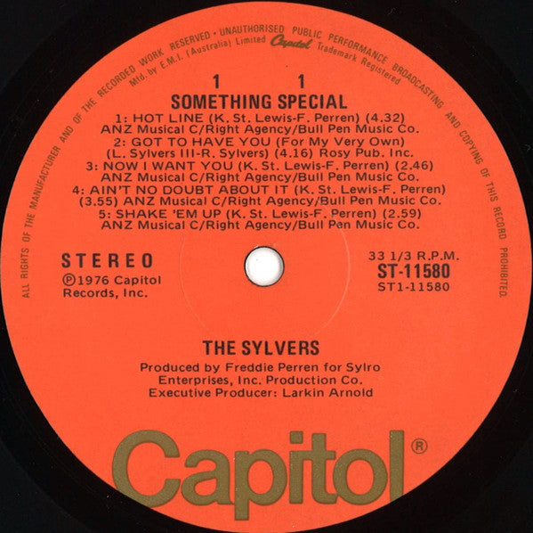 The Sylvers : Something Special (LP, Album)