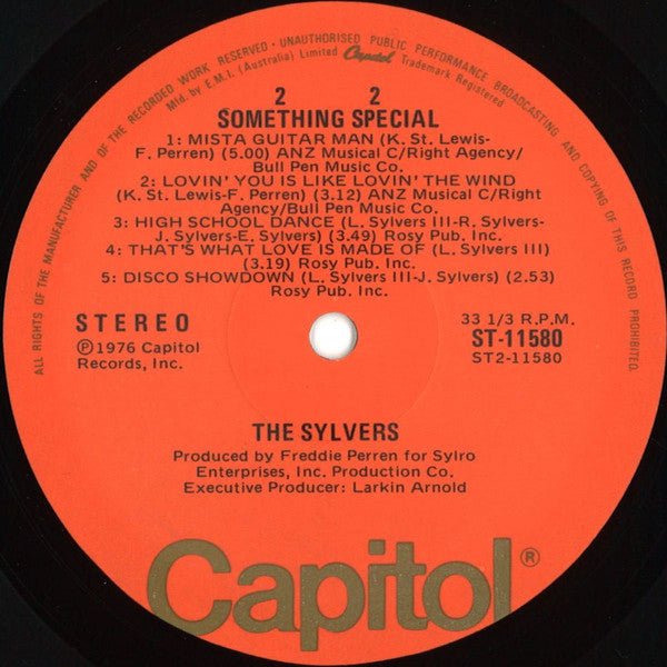 The Sylvers : Something Special (LP, Album)