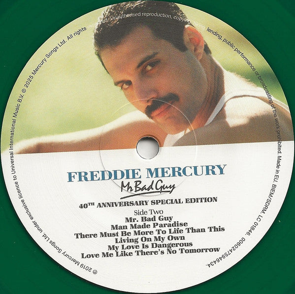 Freddie Mercury : Mr. Bad Guy (LP, Album, RE, S/Edition, Gre)