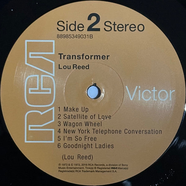 Lou Reed : Transformer (LP, Album, RE, RM, WG/)