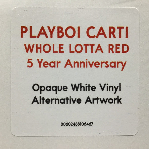 Playboi Carti : Whole Lotta Red  (2xLP, Album, RE, Whi)