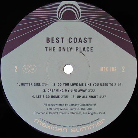 Best Coast : The Only Place (LP, Album)