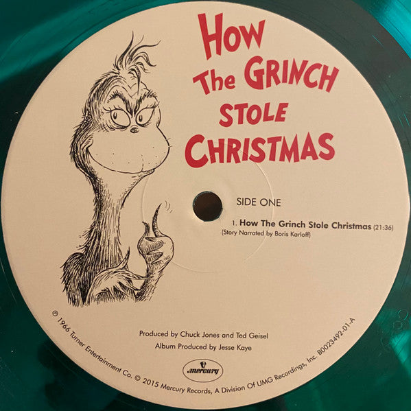 Dr. Seuss : How The Grinch Stole Christmas (LP, Album, RP, Gre)