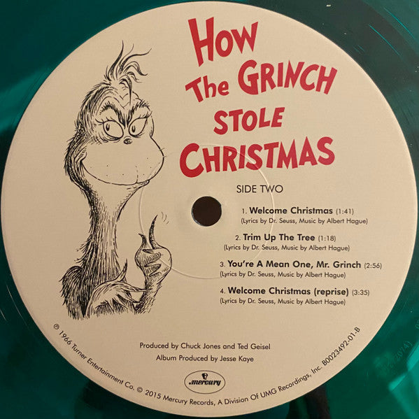 Dr. Seuss : How The Grinch Stole Christmas (LP, Album, RP, Gre)