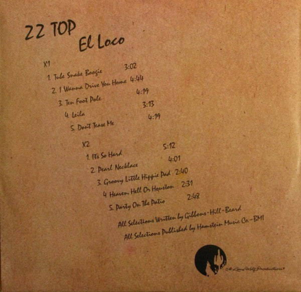 ZZ Top : El Loco (LP, Album)