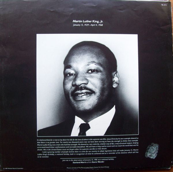 Stevie Wonder : Hotter Than July (LP, Album, Gat)
