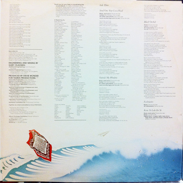 Stevie Wonder : Journey Through The Secret Life Of Plants (2xLP, Album, Emb)