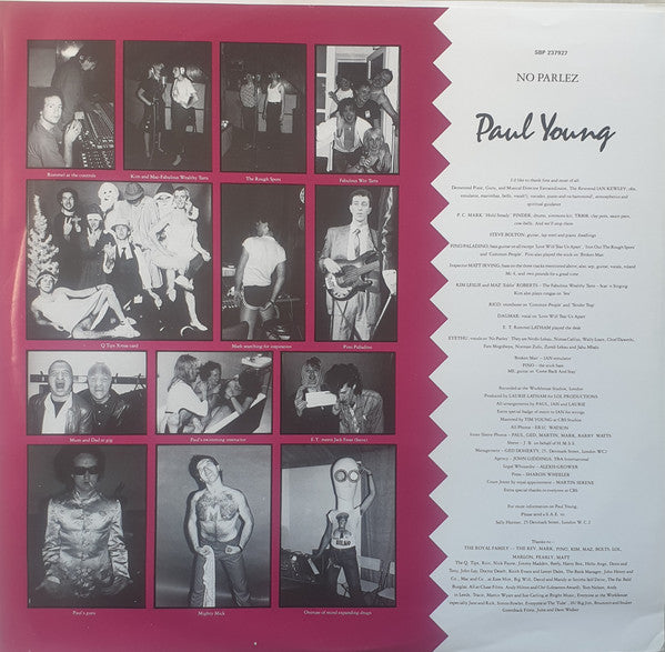 Paul Young : No Parlez (LP, Album)