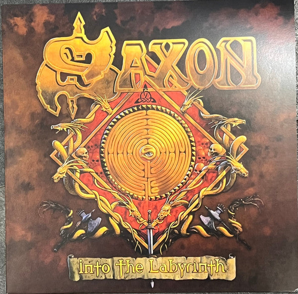 Saxon : Into The Labyrinth (LP, Album, Ltd, Num, RE, Cry)