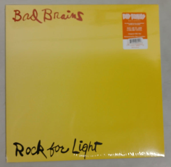 Bad Brains : Rock For Light (LP, Album, RE, RM, Sol)